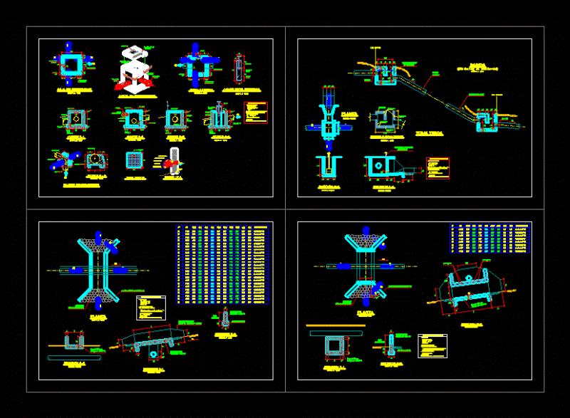Details Irrigation Works DWG Detail for AutoCAD