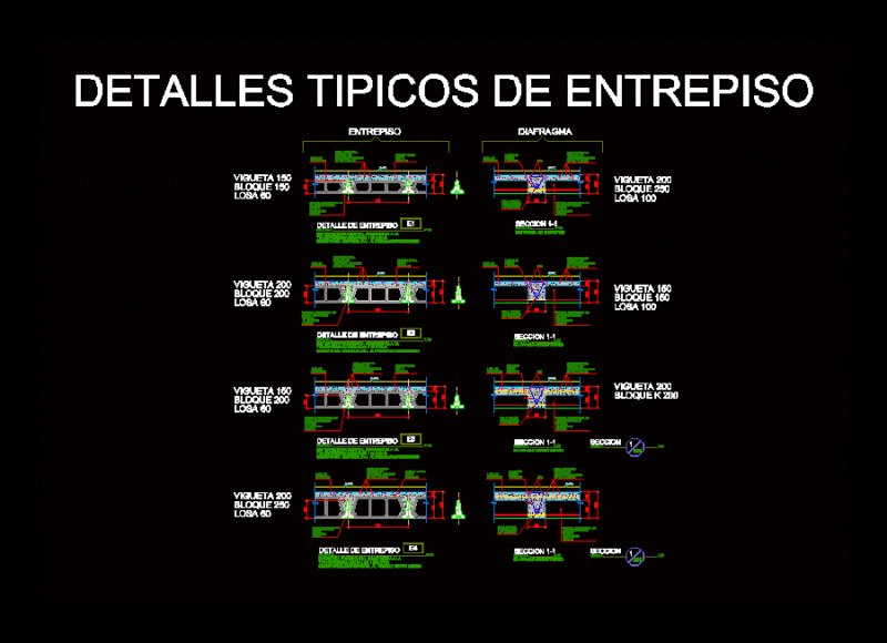 Details Mezzanine DWG Detail for AutoCAD