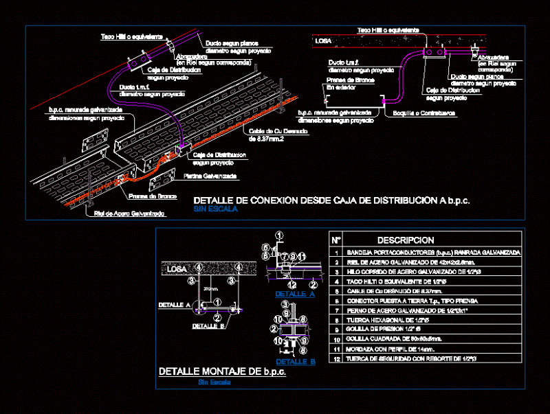 Details Mounting Bpc DWG Detail for AutoCAD
