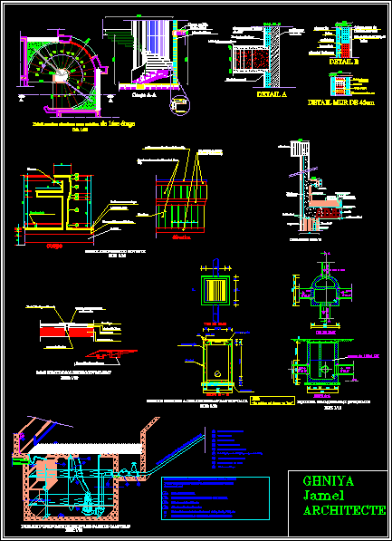 Details Of Execution DWG Detail for AutoCAD â€