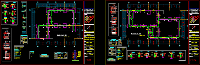 Details Of Foundation DWG Detail for AutoCAD