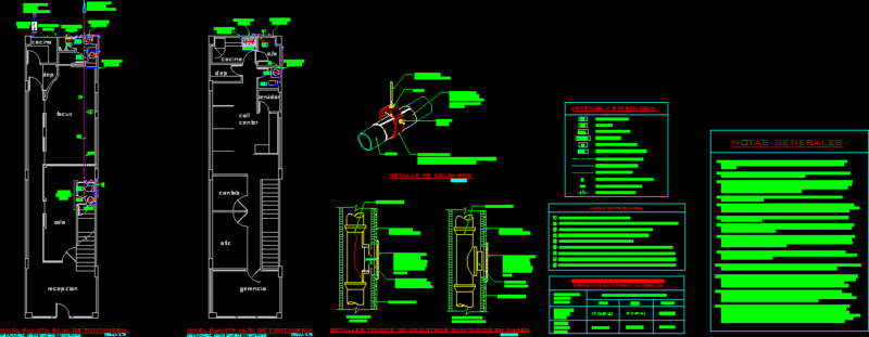 Details Of Plumbing DWG Detail for AutoCAD