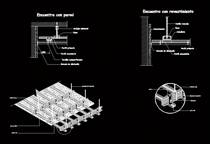 Details Plafon DWG Detail for AutoCAD