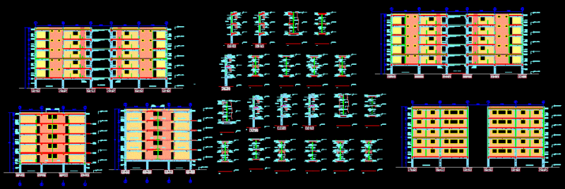 Details Slabs And Walls DWG Section for AutoCAD