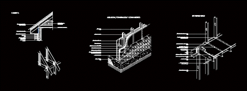 Detalle Steel Frame DWG Block for AutoCAD