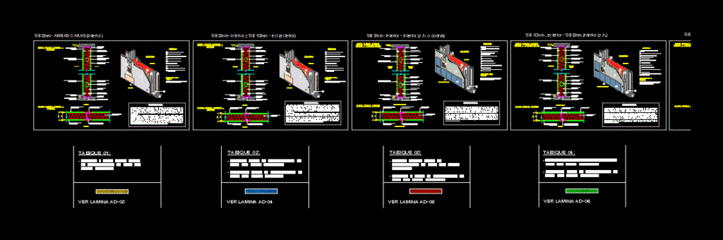 Detalles Drywall DWG Full Project for AutoCAD