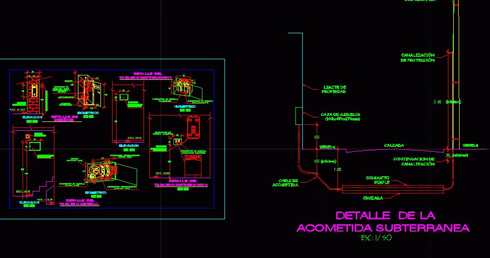 Detalles Electricos DWG Detail for AutoCAD • Designs CAD