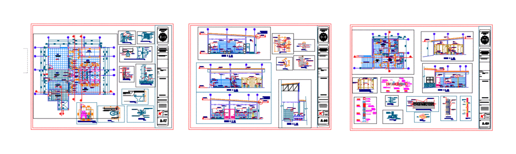 Developing Baths DWG Detail for AutoCAD