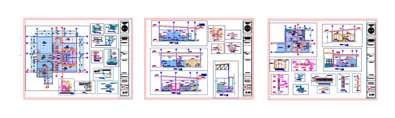 Developing Baths DWG Detail for AutoCAD