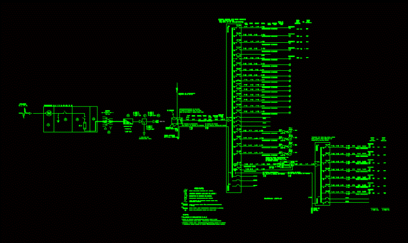 Diaframa Unifilar DWG Block for AutoCAD