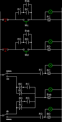 Diagram Of Motor Control DWG Block for AutoCAD • Designs CAD hvac contactor wiring 