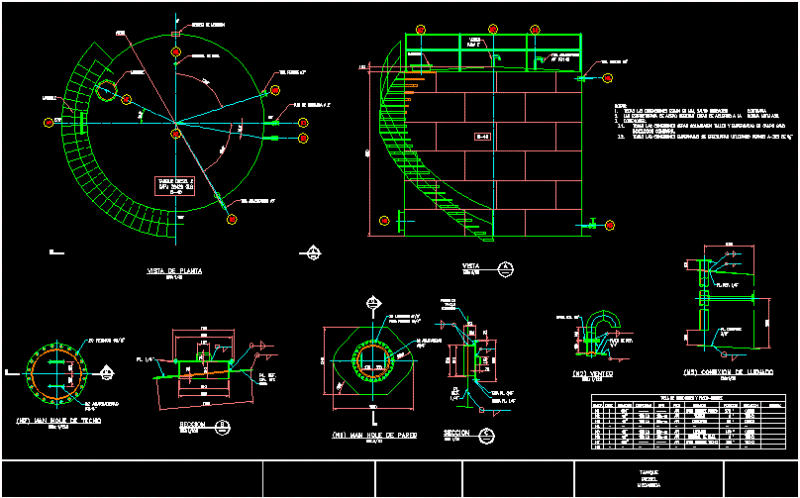 Diesel Tank DWG Block for AutoCAD