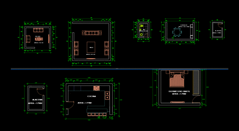 Distribution Simple Architectural Drawings DWG Block for AutoCAD