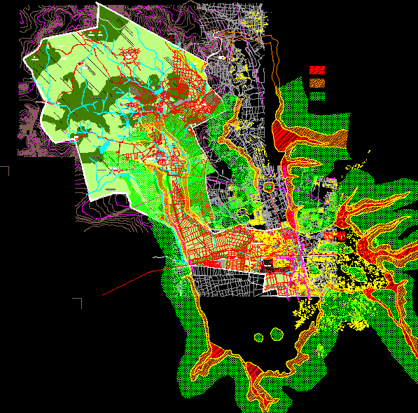 District Map Felipe Carrillo Puerto, Queretaro, Mexico DWG Block for  AutoCAD • Designs CAD