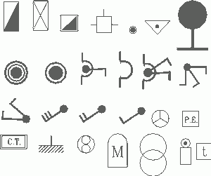 Domiciliary Symbols DWG Block for AutoCAD