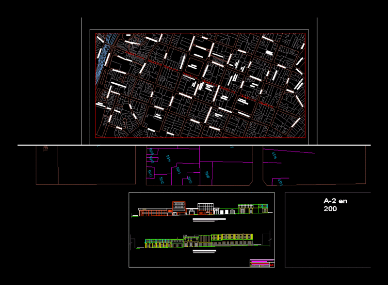 Dominic Street – Calle Peru – Arequipa DWG Block for AutoCAD