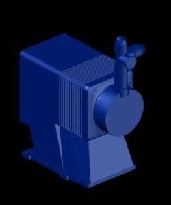 Dosing Pump Metering 3D DWG Model for AutoCAD