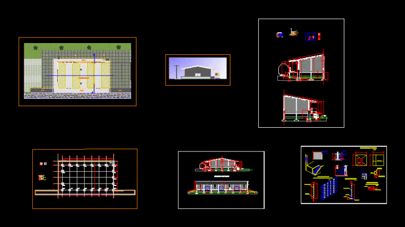 Draft Charging Station DWG Detail for AutoCAD