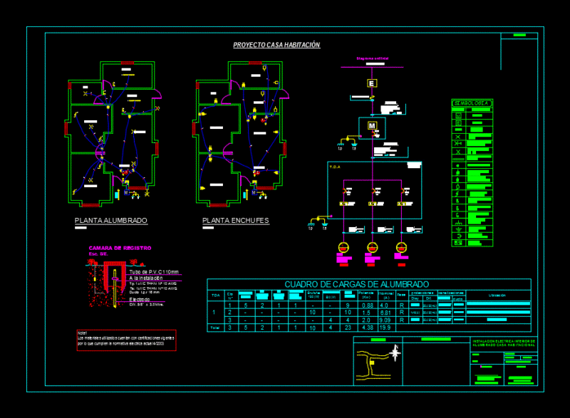 Draft Electrical Room House DWG Block for AutoCAD