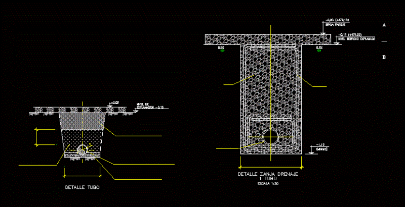 Drain Detail DWG Detail for AutoCAD