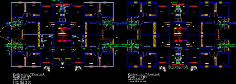 Drawings Unifamily Housing DWG Block for AutoCAD