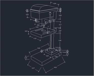Drill Stand 3D UNK Model