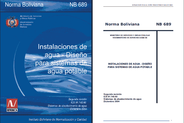 Drinking Water Installations Bolivia PDF (Document)