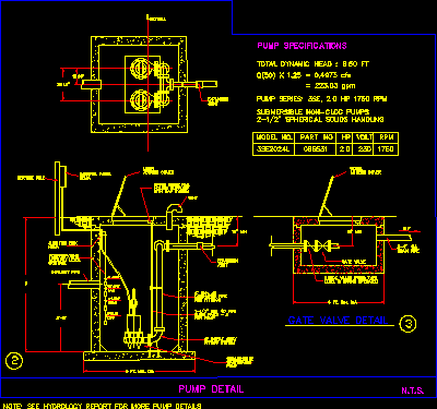 Drinking Water Pump DWG Section for AutoCAD • Designs CAD