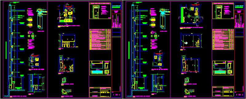 Ductos Of Garbages DWG Detail for AutoCAD