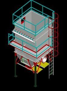 Dust Collector 3D DWG Model for AutoCAD