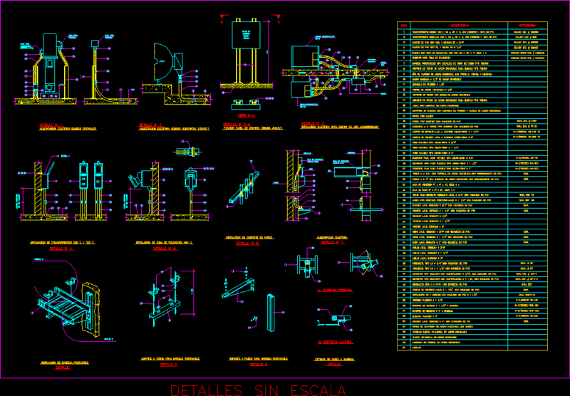 Electric Details DWG Detail for AutoCAD