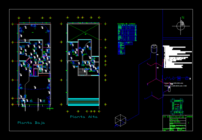 Electric DWG Block for AutoCAD