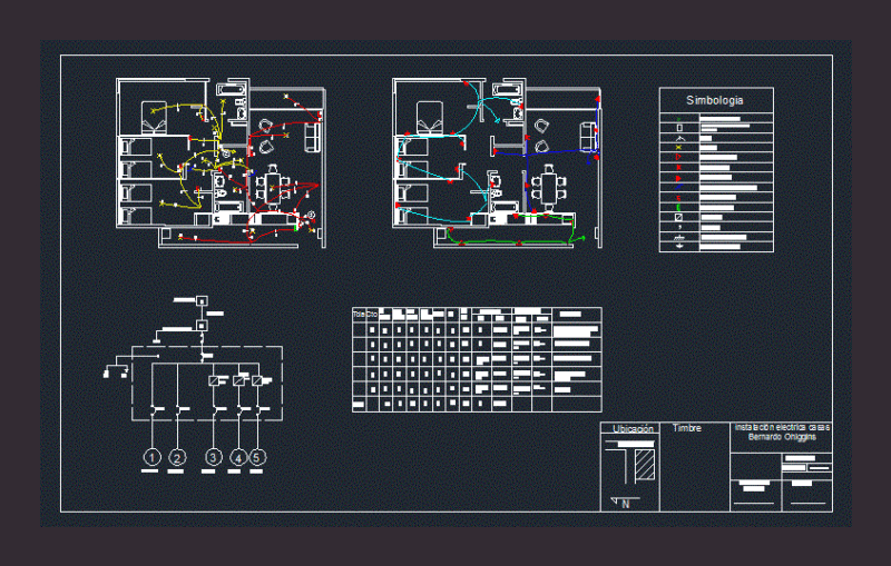 Electric Family DWG Block for AutoCAD