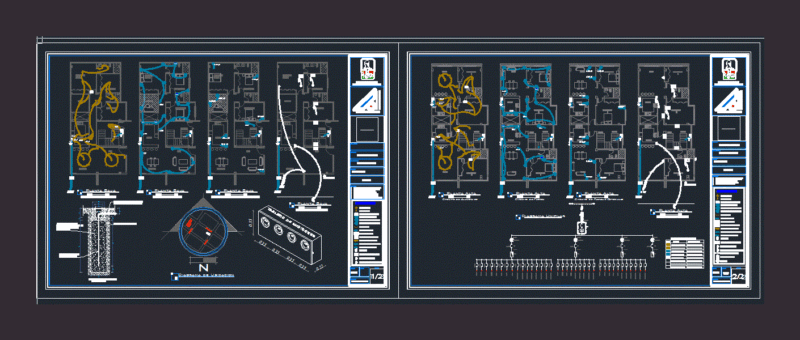 Electric Family DWG Block for AutoCAD