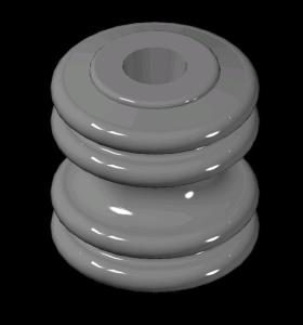 Electric Insulator DWG Block for AutoCAD