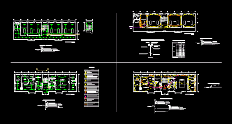 Electric Intalacion DWG Block for AutoCAD