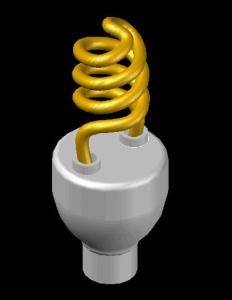 Electric Light Bulb DWG Block for AutoCAD