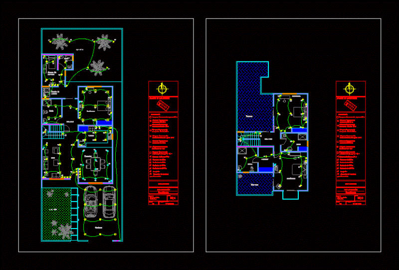 Electric Plane – House Room DWG Block for AutoCAD