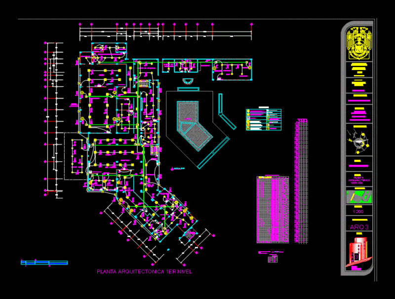 Electric Plane DWG Block for AutoCAD