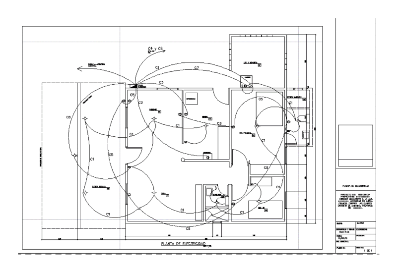 Electric Plant DWG Block for AutoCAD