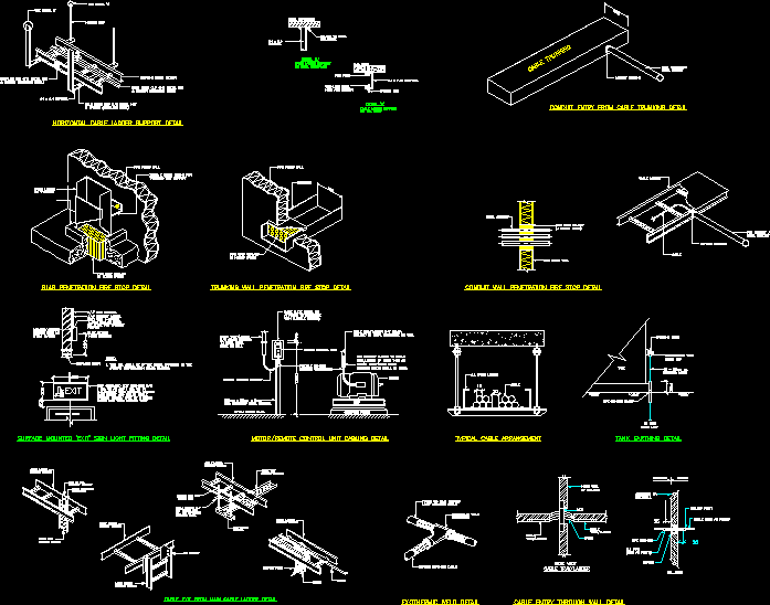 Electrical Detail DWG Detail for AutoCAD • Designs CAD ceiling fan schematic 