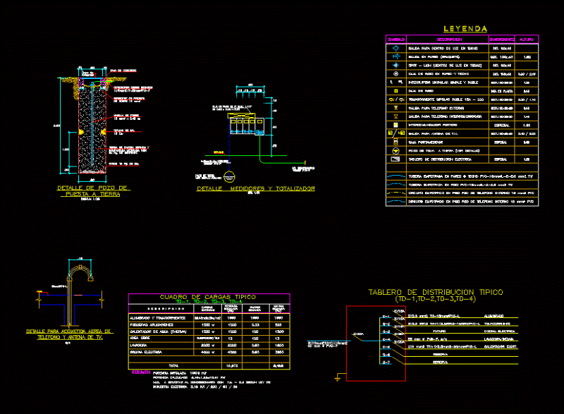 Electrical Details DWG Detail for AutoCAD