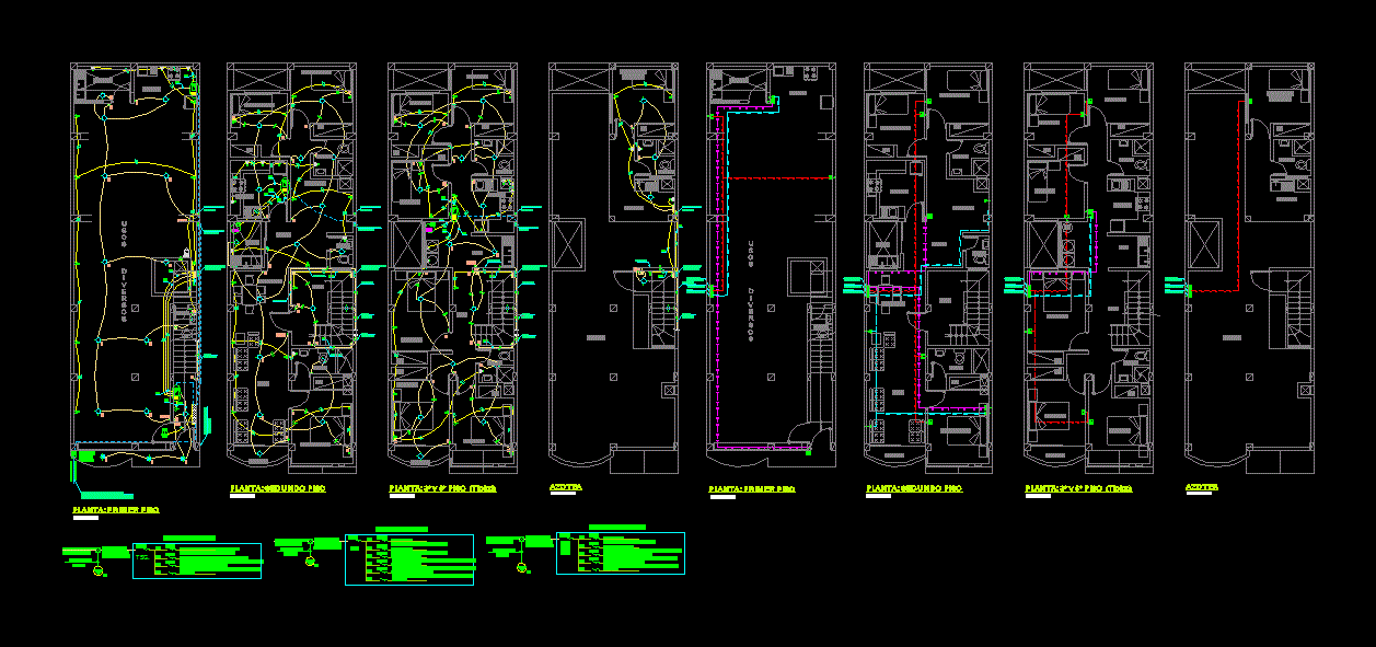 electrical layout plan cad block