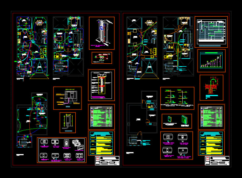 Electrical DWG Detail for AutoCAD