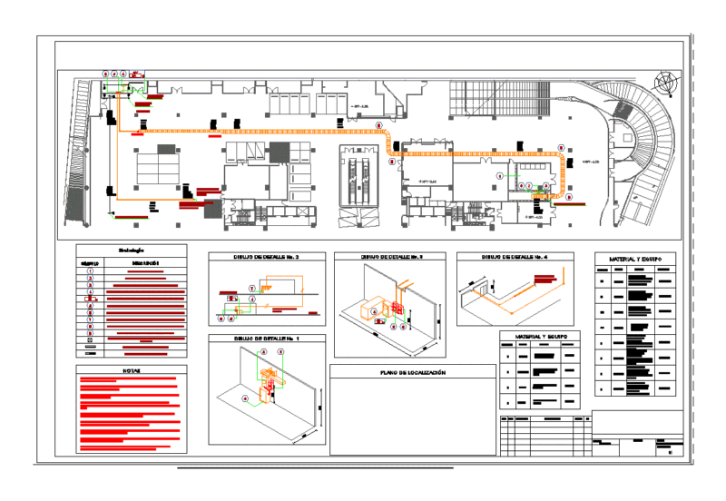 Electrical Feeder Bank DWG Plan for AutoCAD