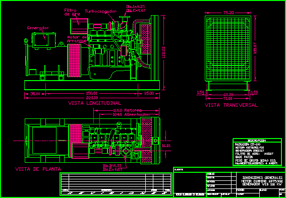 motor block cad Generator CAD Designs â€¢ Block for DWG AutoCAD Electrical