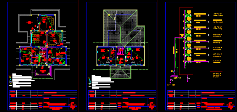 Electrical Instalation – House DWG Block for AutoCAD