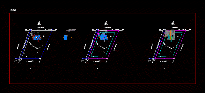 Electrical Instalation DWG Block for AutoCAD