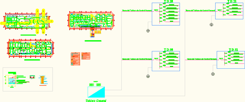 Electrical Installation DWG Block for AutoCAD
