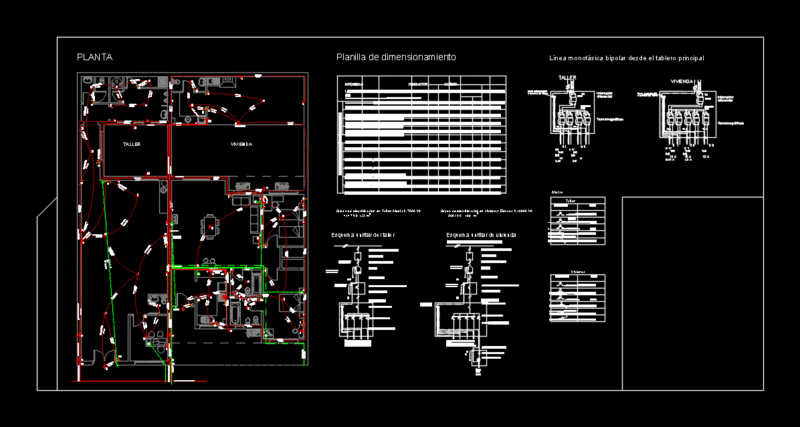 Electrical Installation DWG Block for AutoCAD